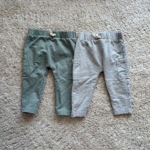 Carter's Green and Gray Kids Organic Pants